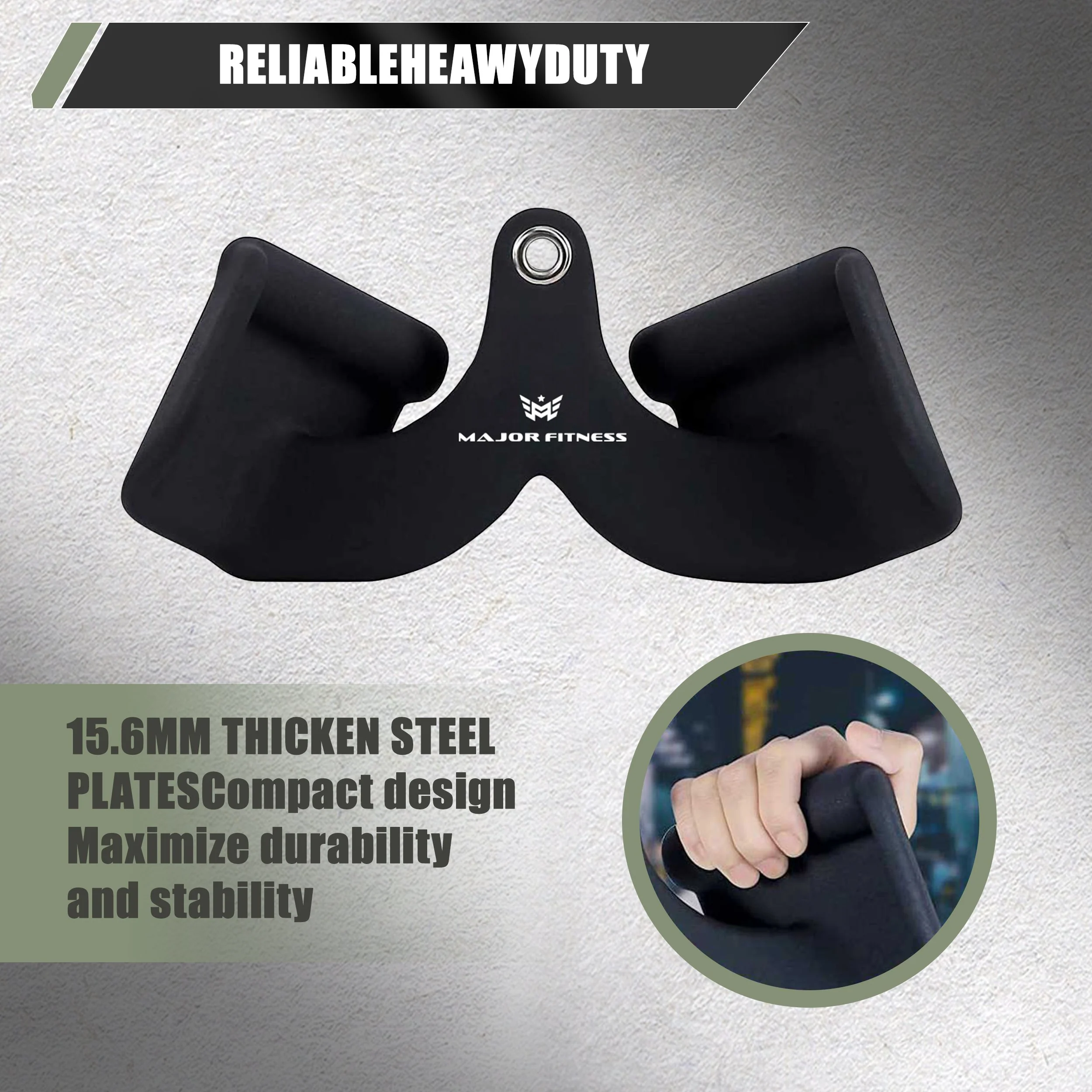 Major Fitness 5pcs Cable Lat-Pull-Down Bar Combo - Image 4