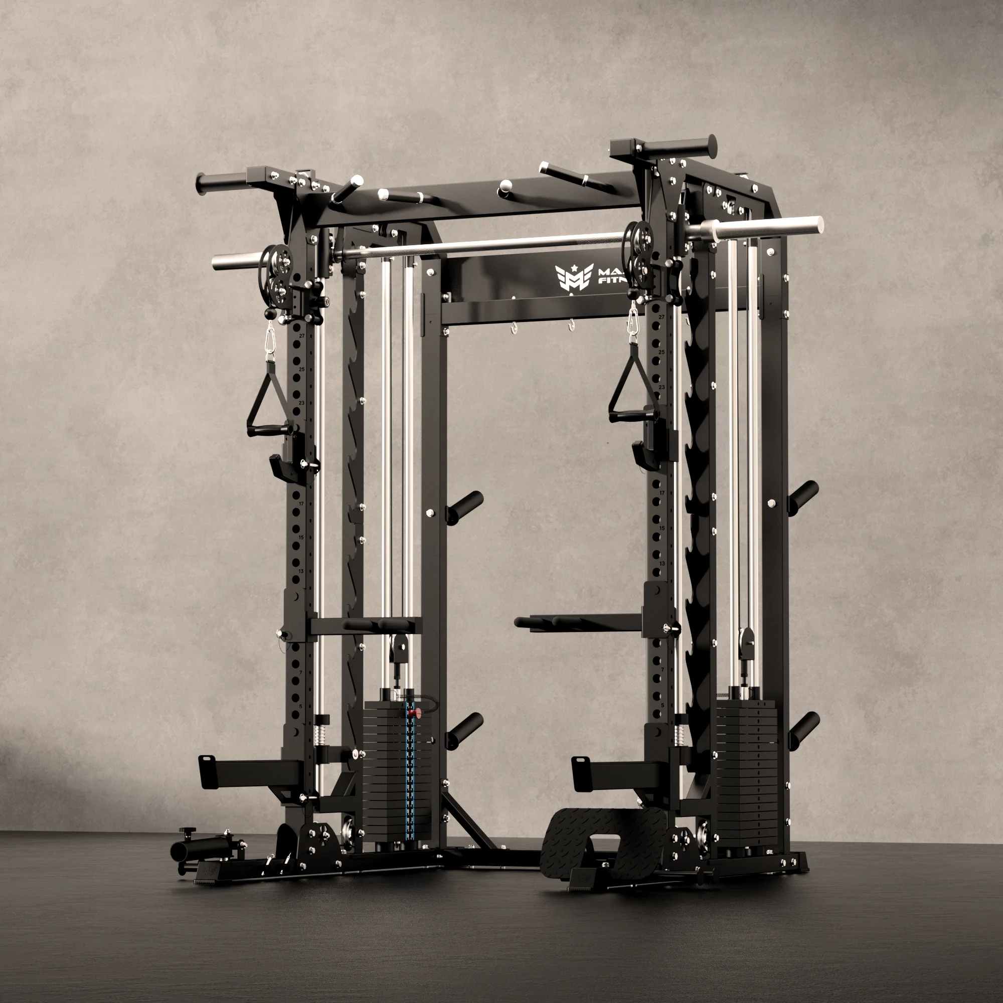 Major Fitness B52 All-In-One Home Gym Smith Machine - Image 10