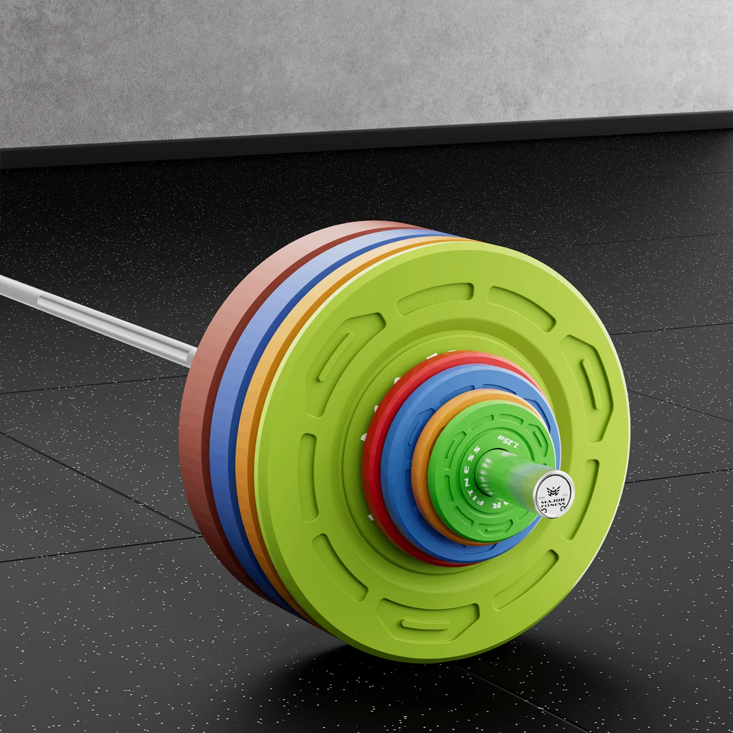 Major Fitness Color Change Plates 1.25LB-10LB Set - Image 7