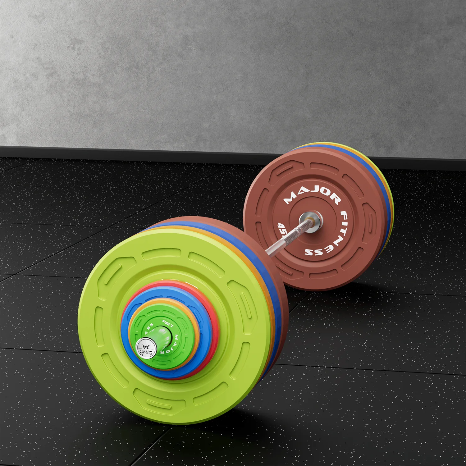 Major Fitness Color Change Plates 1.25LB-10LB Set - Image 8