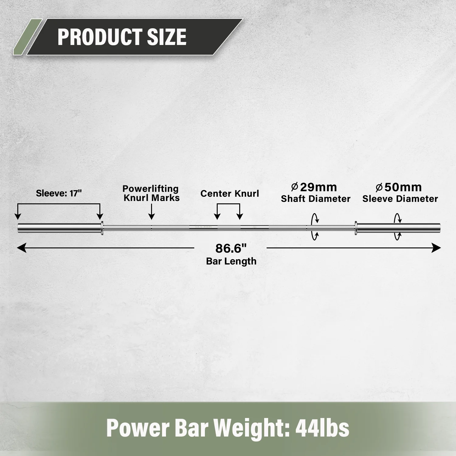 Major Fitness Heritage Series Power Bar - Image 4