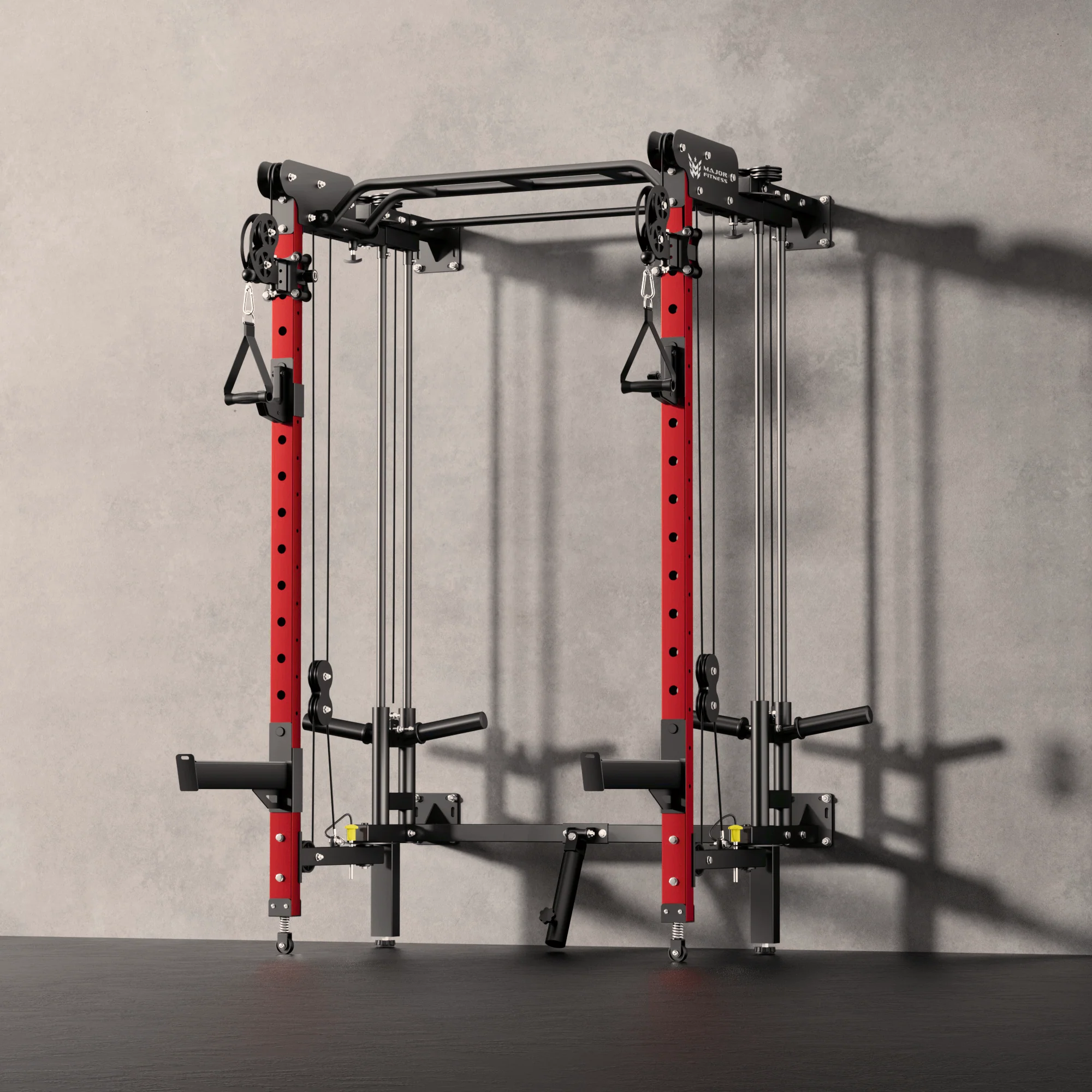Major Fitness F35 All-In-One Home Gym Wall-Mount Folding Power Rack - Image 5