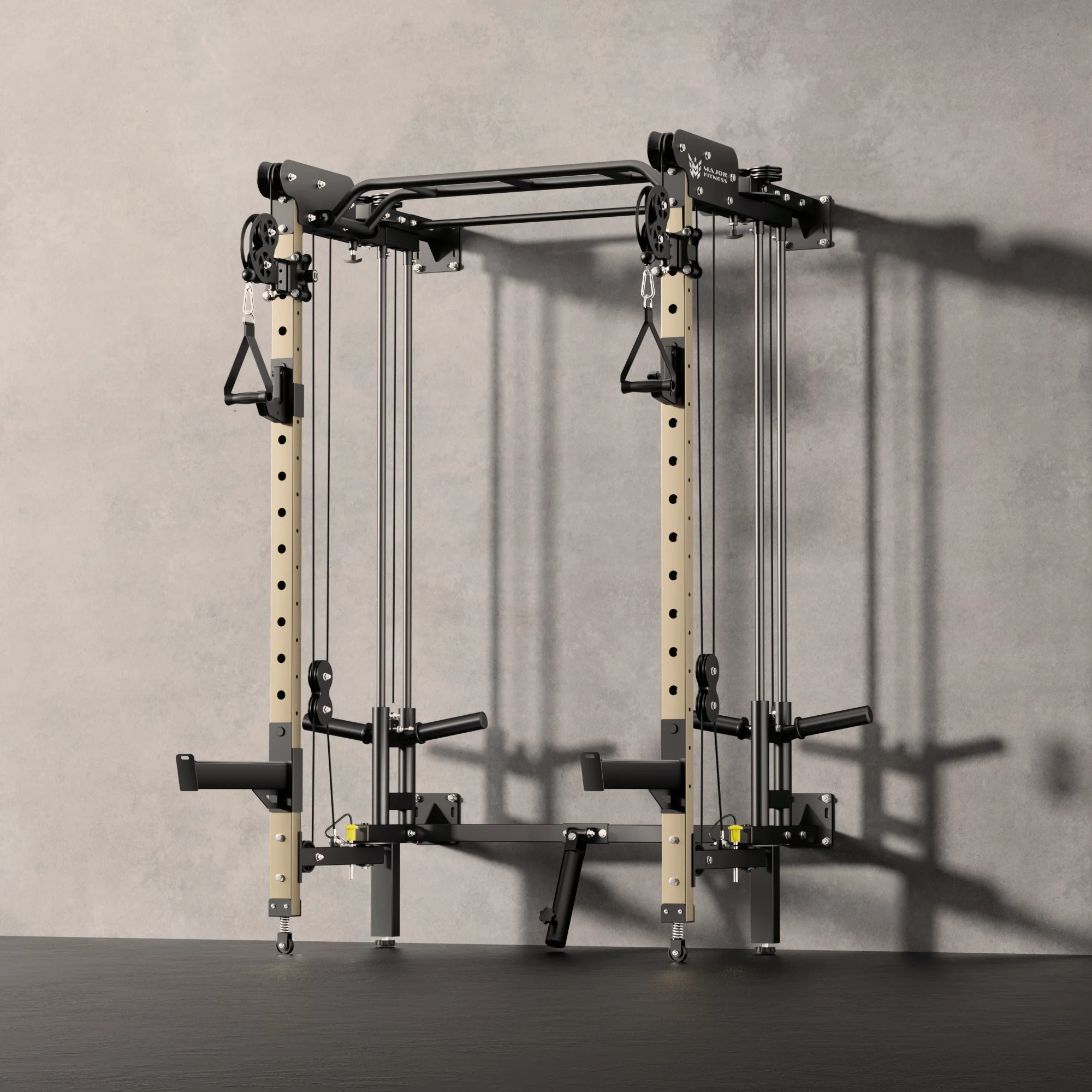 Major Fitness F35 All-In-One Home Gym Wall-Mount Folding Power Rack - Image 7