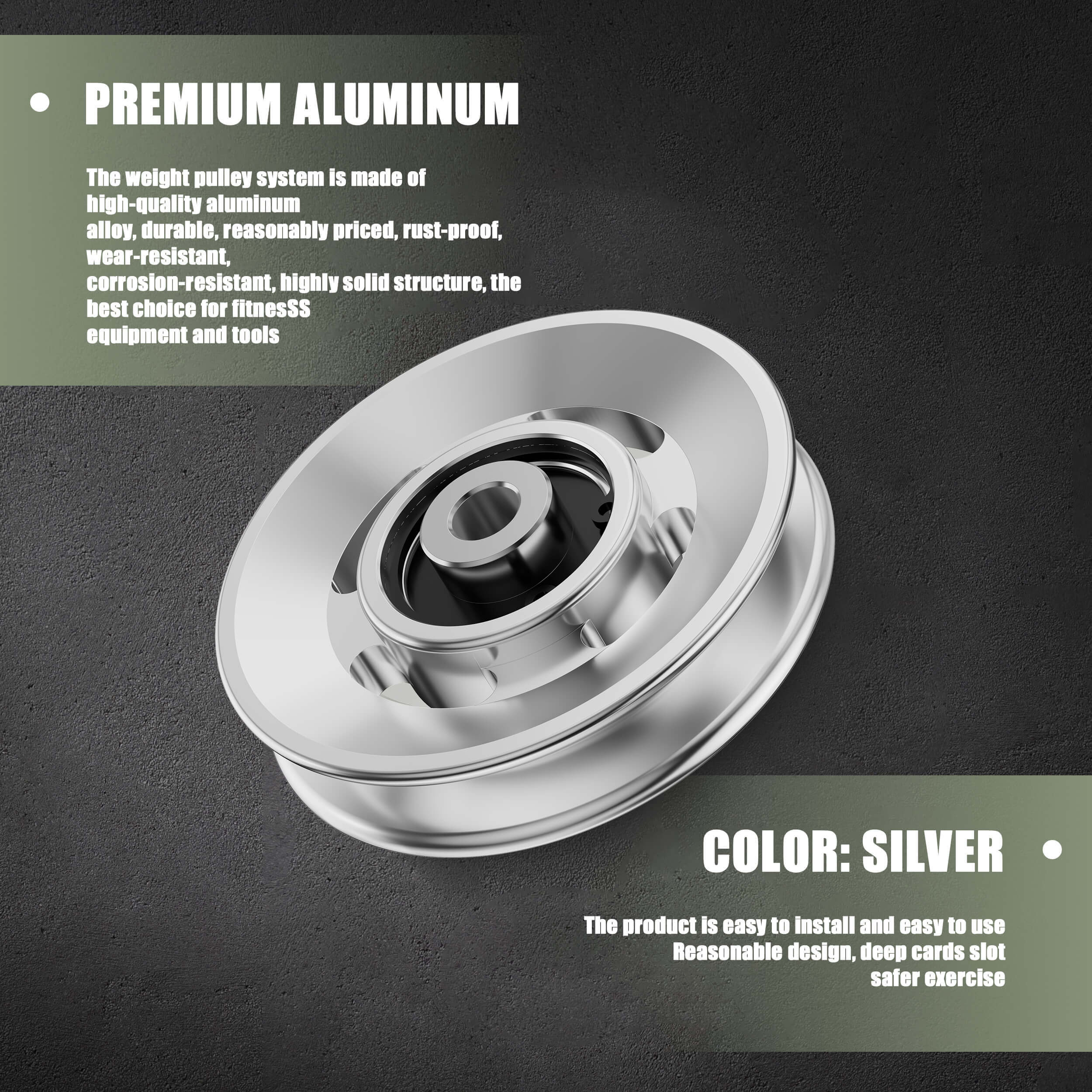 Major Fitness Rack Attachment Aluminum Pulley Set - Image 4