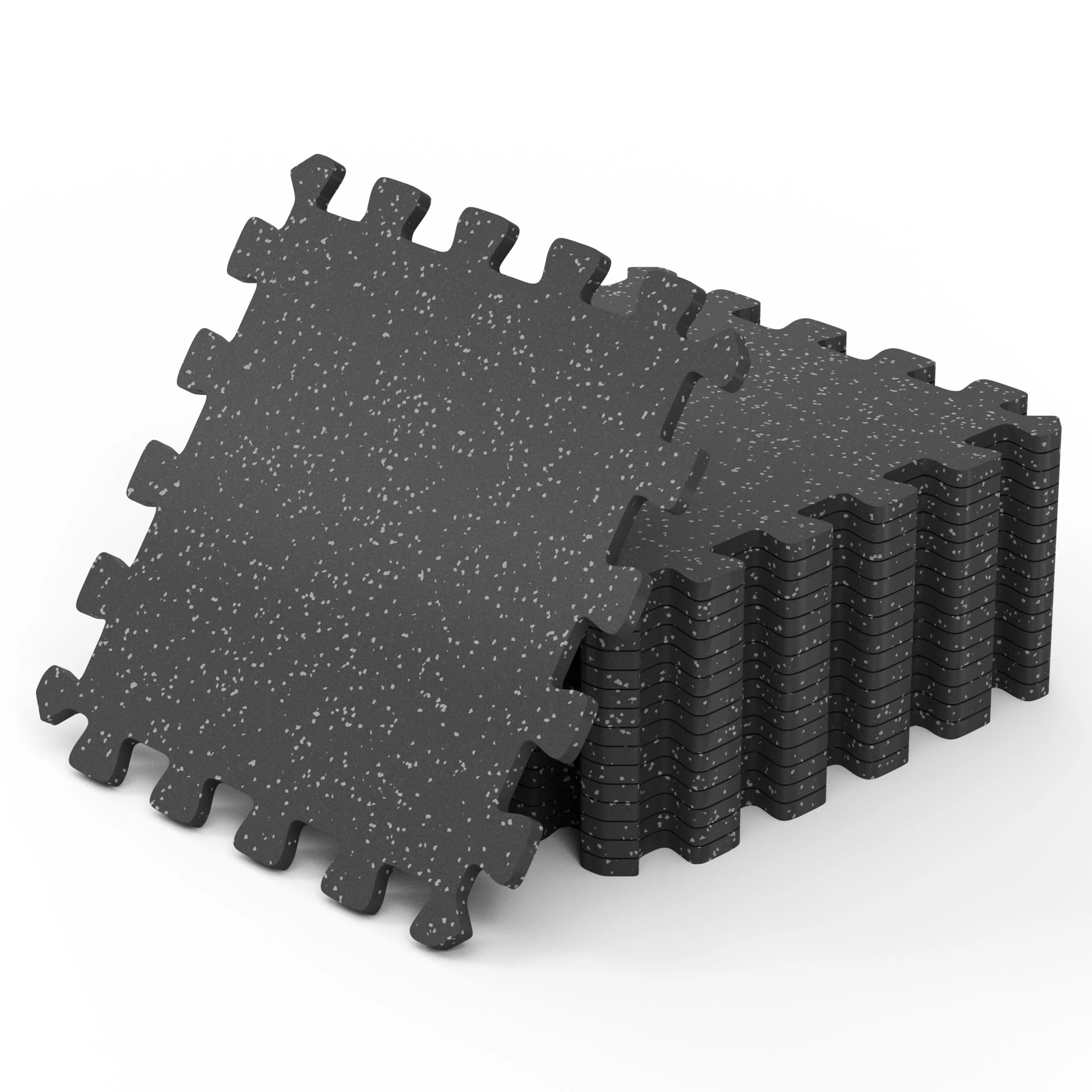 Major Fitness 16Pcs Rubber Flooring Gym Mats 0.31" Thickness - Image 3
