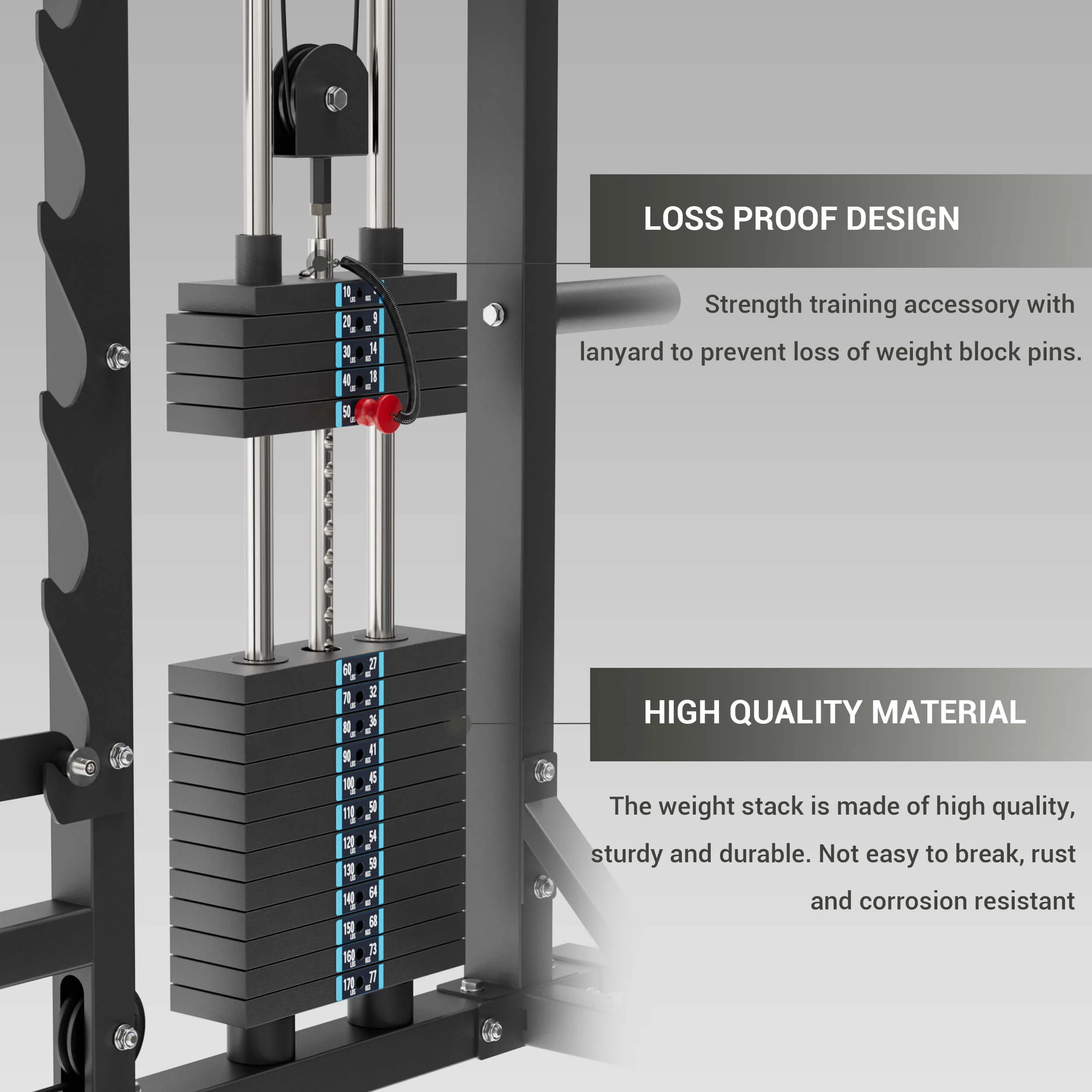 Major Fitness Weight Stack Set - Image 4