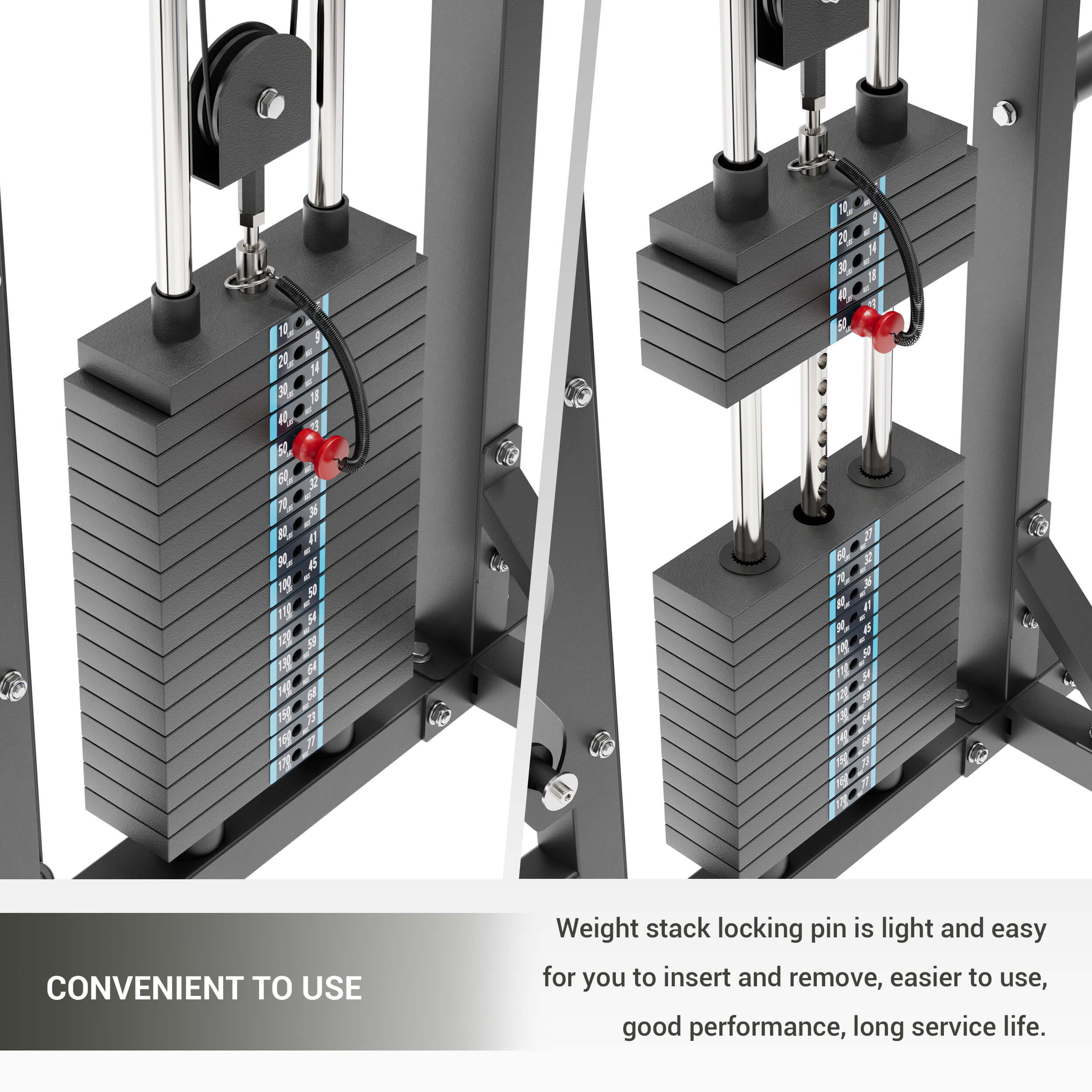 Major Fitness Weight Stack Set - Image 9